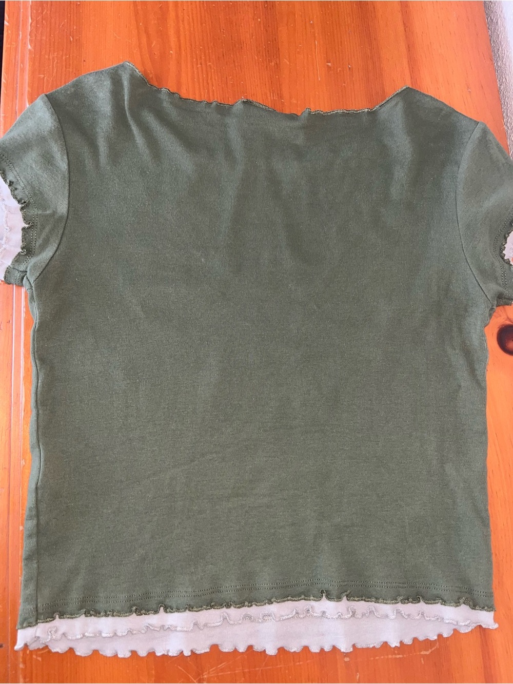 Urban Outfitters Olive Green Floral Graphic Tee - Picture 3 of 5